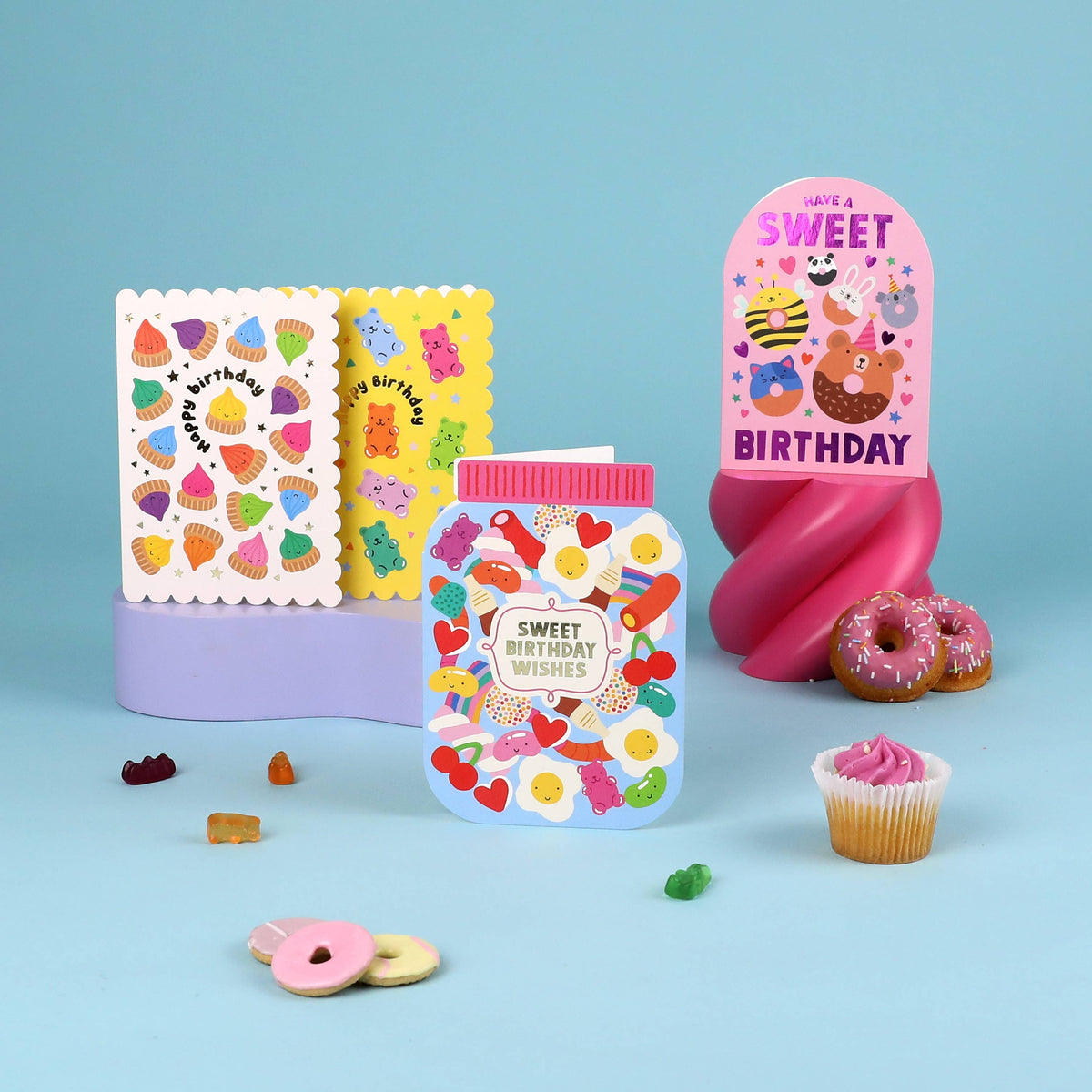 Mifkins | Donut Animal Kids Birthday Card