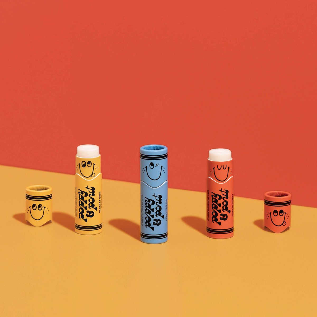 Poppy and Pout Chipper Cherry lip balm - child applying