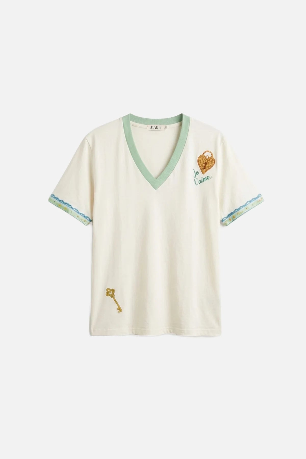 Maku | Love Lock V-Neck Tee