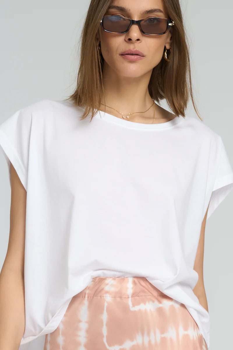 Lilya Pura Vida Tee White - product flatlay