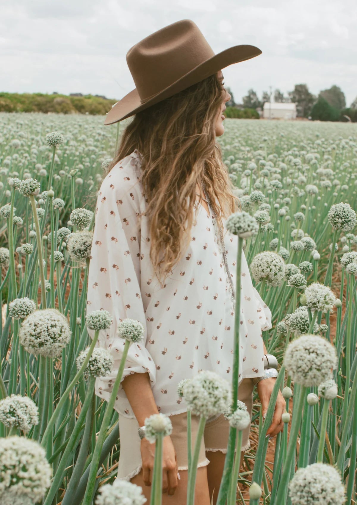 Far Mer by Whitney Rose Prick Blouse - product flatlay