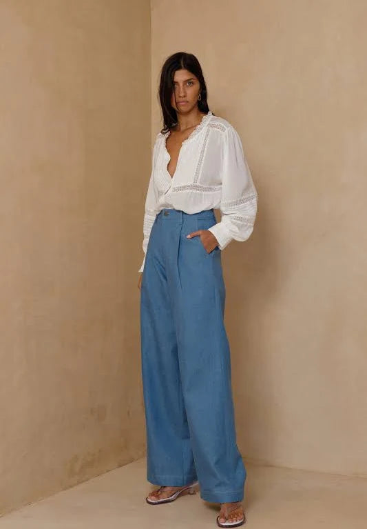 Lilya | Shiva Chambray Pants
