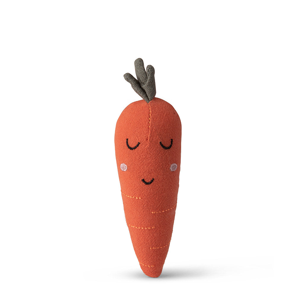 Picca Loulou - Baby Rattle- Carrot — product detail shot