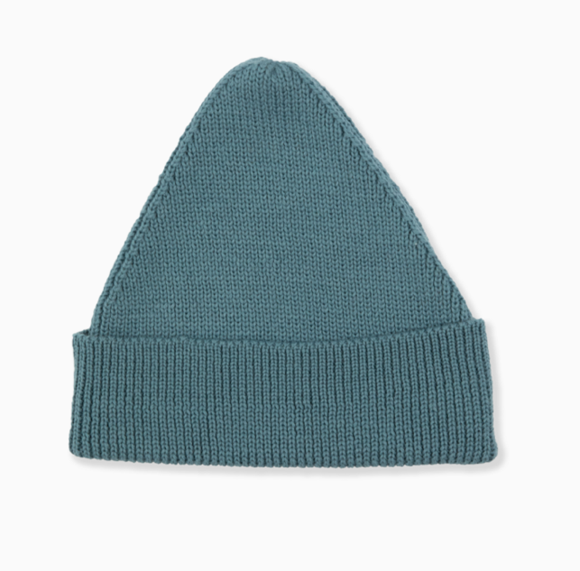 James Street Co - ADULT Port Beanie - River — front view flat lay