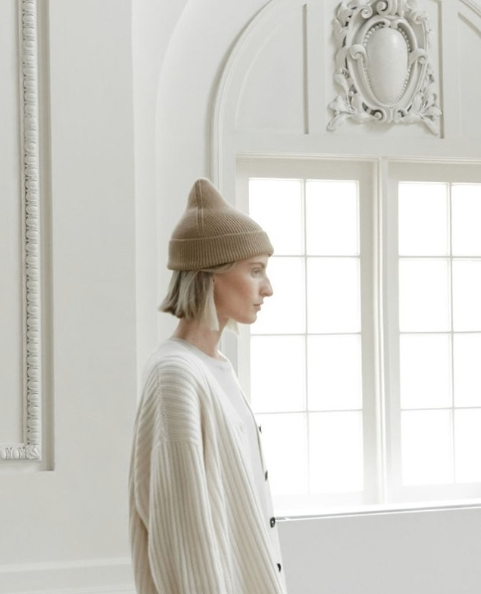 James Street Co - ADULT Port Beanie - Toasted Caramel — product detail shot